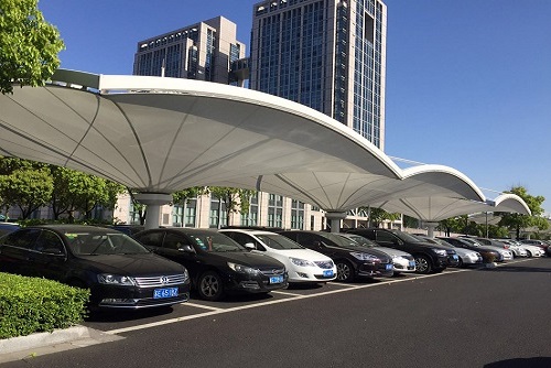 小型車輛膜結構停車棚