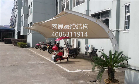 張拉膜結(jié)構(gòu)自行車(chē)棚