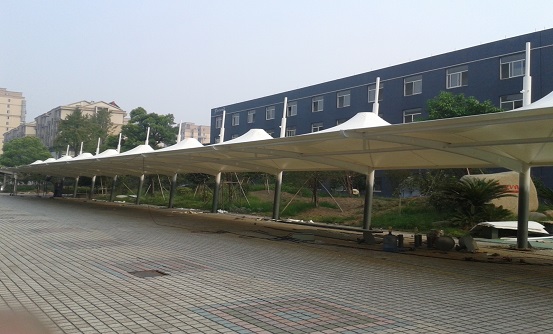 蕭山萬隆景觀膜結(jié)構車棚