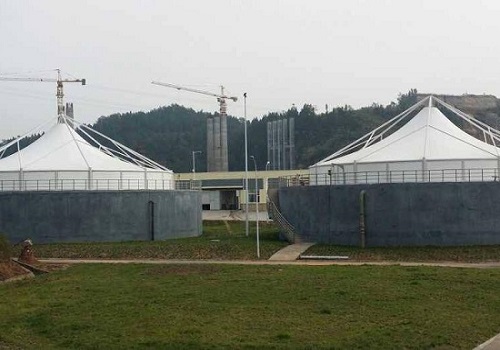 膜結構污水池加蓋