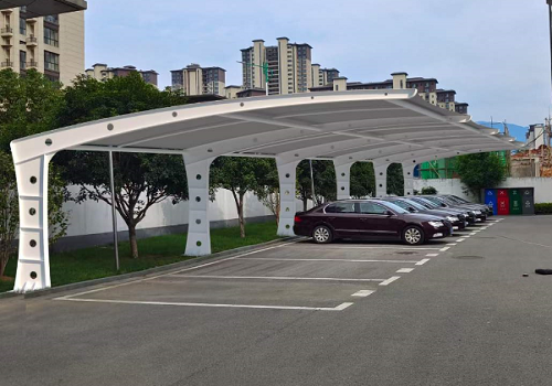 PVDF膜結構汽車停車棚